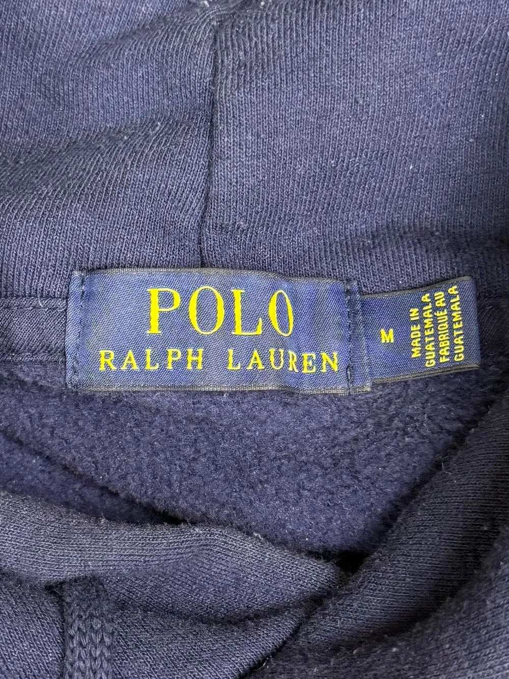 Polo Ralph Lauren Polo Bear Sailor Captain Hoodie Navy Fleece Pullover Medium